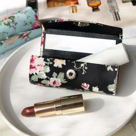 AUEAR, 4 Pack Floral Lipstick Case with Mirror for Purse Travel Holder