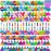 Pop Fidget Keychain Mini Fidget Toys Bulk 180 Pack Party Favors for Kids 3-5 4-8 Year Boys Girls Push Pops Bulk Stocking Pinata Stuffers Birthday Carnival Treasure Classroom Prizes Toddler