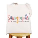 JNIAP Sonographer Makeup Bag Sonographer Gifts Ultrasound Tech Gifts Radiologist Zipper Bag Radiology Graduation Gift (Sonographer TG)