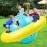 Poen Inflatable Dome Rocker Bouncer 63\'\'L x 63\'\'W x 39\'\'H, Blow up Climbing Rocker Kids Giant Inflatable Bouncer Seesaw Outdoor Roll and Play Seesaw Dome Toddler Gaint Balance Game with 6 Handle