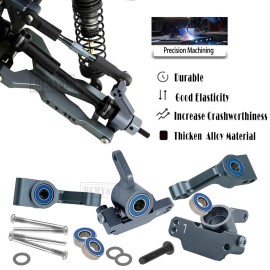 RCMYou Upgrades for 1/10 Slash 2WD(VXL),RC Shocks,Suspension Arm,Caster Block,Steering Blocks,Stub Axle Carriers,Steering Bellcranks,Shock Tower,Camber Links,Drive Shaft,Hex Hub Adapters,Titanium
