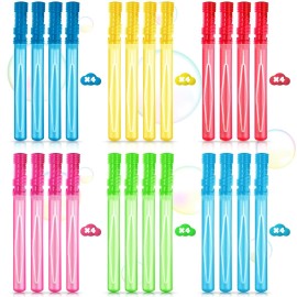 AuroTops 24 PCS 15\'\' Big Bubble Wands Bulk for Party Favor, Bubble Maker for Kids, Bubble Blower for Carnival Prizes, Easter, Goodie Bags, Birthday, Summer Outdoor Indoor Activity