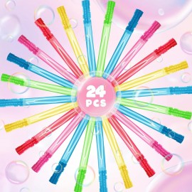 AuroTops 24 PCS 15\'\' Big Bubble Wands Bulk for Party Favor, Bubble Maker for Kids, Bubble Blower for Carnival Prizes, Easter, Goodie Bags, Birthday, Summer Outdoor Indoor Activity