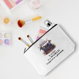 Motivational Writer Gifts Makeup Bag Inspirational Cosmetic Travel Bag Christmas Birthday Appreciation Gifts Toiletry Bag for Women Skincare Bag Literary Friendship Gifts for Author Novelist Female Motivational Writer Gifts Makeup Bag Inspirational Cosmetic Travel Bag Christmas Birthday Appreciation Gifts Toiletry Bag for Women Skincare Bag Literary Friendship Gifts for Author Novelist Female