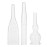 Vacuum Glass Tube, 3PCS/Set Glass Pipes for Blackhead Removal Face Cleanser Beauty Machine Vacuum Accessories for Home Salon