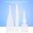 Vacuum Glass Tube, 3PCS/Set Glass Pipes for Blackhead Removal Face Cleanser Beauty Machine Vacuum Accessories for Home Salon