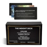 The Insight Deck - Self-Reflection Cards | Personal Growth & Introspection Tool | Journaling Prompts | Learn About self | Matte Finish & Durable Card Stock