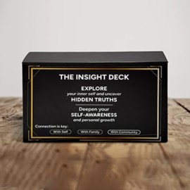 The Insight Deck - Self-Reflection Cards | Personal Growth & Introspection Tool | Journaling Prompts | Learn About self | Matte Finish & Durable Card Stock