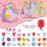 LATEEFAH 30 PCS Valentines Cards Mochi Squishy Toys Party Favors with Heart Boxes for Kids, Happy Valentines Day Exchange Cards Gift Set, School Classroom Valentines Cards Gift Prizes for Kids Treats