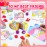 LATEEFAH 30 PCS Valentines Cards Mochi Squishy Toys Party Favors with Heart Boxes for Kids, Happy Valentines Day Exchange Cards Gift Set, School Classroom Valentines Cards Gift Prizes for Kids Treats