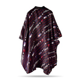 Delkinz Barber Cape Large Size with Adjustable Snap Closure waterproof Hair Cutting Salon Cape for men, women and kids - 51x59 Inch Delkinz Barber Cape Large Size with Adjustable Snap Closure waterproof Hair Cutting Salon Cape for men, women and kids - 51x59 Inch