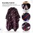 Delkinz Barber Cape Large Size with Adjustable Snap Closure waterproof Hair Cutting Salon Cape for men, women and kids - 51x59 Inch