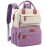 Diaper Bag Backpack, Large Unisex Baby Bags for Boys Girls, Purple Baby Nappy Diaper Bag, Multipurpose Travel Back Pack for Moms Dads with Insulated Pockets and Stroller Straps