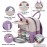 Diaper Bag Backpack, Large Unisex Baby Bags for Boys Girls, Purple Baby Nappy Diaper Bag, Multipurpose Travel Back Pack for Moms Dads with Insulated Pockets and Stroller Straps