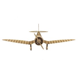 Viloga 3D Wooden Puzzles Airplane 1:31 KA-14 Fighter, Laser-Cut Balsa Wood Airplane Kits to Build for Adults, Perfect Static Model Airplane Puzzles for Men Christmas Gift