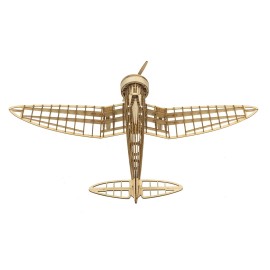 Viloga 3D Wooden Puzzles Airplane 1:31 KA-14 Fighter, Laser-Cut Balsa Wood Airplane Kits to Build for Adults, Perfect Static Model Airplane Puzzles for Men Christmas Gift