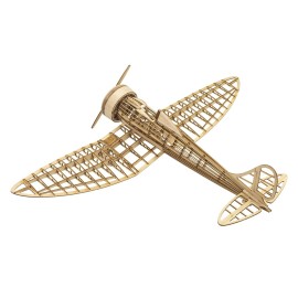 Viloga 3D Wooden Puzzles Airplane 1:31 KA-14 Fighter, Laser-Cut Balsa Wood Airplane Kits to Build for Adults, Perfect Static Model Airplane Puzzles for Men Christmas Gift