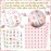 Shappy 35 Pcs Floral Tea Party Bingo Cards 24 Players Floral Tea Birthday Games Bingo Games for Adults Family Activities Birthday Wedding Party Favors Gifts