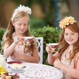 Shappy 35 Pcs Floral Tea Party Bingo Cards 24 Players Floral Tea Birthday Games Bingo Games for Adults Family Activities Birthday Wedding Party Favors Gifts