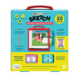 Chuckle & Roar - Magna Sketch - Great for Travel - Preschool Learning - Drawing Pad - Mess Free Arts and Crafts - Ages 3 and Up