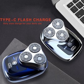 AODOFO Rechargeable Mini Shaver Portable USB Type C Shaver for Men, Wet & Dry 3D Magnetic Floating Head, Cordless Waterproof Pocket Shaver with 3D Magnetic Floating Head AODOFO Rechargeable Mini Shaver Portable USB Type C Shaver for Men, Wet & Dry 3D Magnetic Floating Head, Cordless Waterproof Pocket Shaver with 3D Magnetic Floating Head