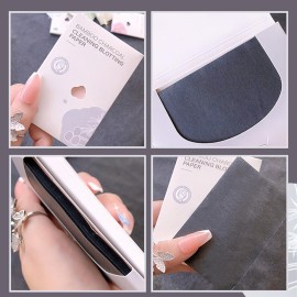 200-Count Natural Bamboo Charcoal Oil Absorbing Tissues - Easy Dispensing Design, Premium Face Blotting Sheets for Skin Care or Makeup Essentials