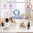 OKAIDI Baby Monitor with Camera and Audio, 3.2 IPS Screen Video Baby Monitor No WiFi, Infrared Night Vision, VOX Mode, Sound Activated Screen, 1000ft Transmission Range