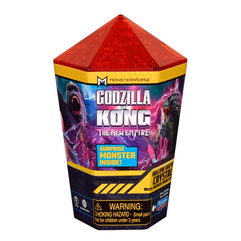 Godzilla x Kong : The New Empire - Hollow Earth Crystal with Mini Monster - 1 Assorted Crystal