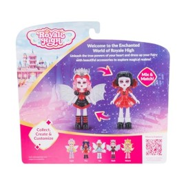 Royale High 3 Dark Fairy Fashion Doll - 1 Figure with 9 Fashion Accessories - Virtual Item Code Included - Series 1 - Ages 5+