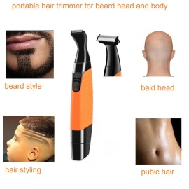 VSTSERIES Men Pubic Hair Trimmer,Male Intimate Part Clipper,Wet Dry Groin Razor,Electric Body Hair Removal,Face Beard and Mustache Style Shaver,Portable Bald Detail Head Shaver,Man Grooming Kit