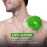 iTokGoK Premium Silver-Infused Double-Sided Design 2-in-1 Silicone Body Scrubber for Men,Body Buffer Scrubber for Sensitive Skin, Ergonomic No-Slip Handle, Long-Lasting & Easy to Clean - Green