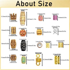 VENOFEN 146PCS Wooden Beads for Braids Hair Jewelry Colorful Hair Cuffs Rings Multi Style Loc Dreadlock Beads Hair Decoration Braids Accessories for Women and Girls VENOFEN 146PCS Wooden Beads for Braids Hair Jewelry Colorful Hair Cuffs Rings Multi Style Loc Dreadlock Beads Hair Decoration Braids Accessories for Women and Girls