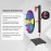 Pionites Prize Wheel Tabletop or Wall Mount Fortune Spin with Dry Erase Marker and Eraser for Engaging Home Parties, Trade Show, Carnival Events (12\'\' 10slots)