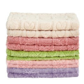 Yurhap Fleece Baby Blanket Heart Checkered Blanket, Ultra Soft Cozy Baby Blankets for Girls Boys, Fluffy Infant Toddler Newborn Receiving Blankets for Crib Stroller 3040 (Light Pink)