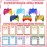 Bamamon 24Pcs Kids Valentines Day Cards, Mini Pop Fidget Keychain Gifts for Classroom Prizes School Gift Exchange Bulk Party Favors Boys Girls Treats Toy Goodie Bag Stuffers, WG1433
