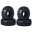 DJCRAWLER Super Soft 1.0 Pin Tires, 72 * 27mm Sticky Crawler Tire for TRX4M 1/18 1/24 RC Crawler Car Axial SCX24 FMS FCX24 AX24 Upgrade Wheel, Rock Crawler Tyres, Come with Double Layer sponges