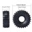 DJCRAWLER Super Soft 1.0 Pin Tires, 72 * 27mm Sticky Crawler Tire for TRX4M 1/18 1/24 RC Crawler Car Axial SCX24 FMS FCX24 AX24 Upgrade Wheel, Rock Crawler Tyres, Come with Double Layer sponges