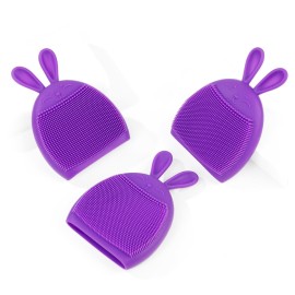 Holinduk Deluxe Baby Bath Brush 3-Set | Skin-Invigorating Silicone Scrubbers | Multi-Functional Exfoliator for Baby Eczema & Dry Skin Care