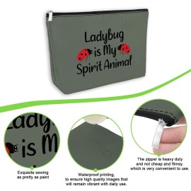 Gevody Ladybug Makeup Bag Ladybug Lover Gifts Inspirational Gifts for Best Friend Insect Lover Daughter Sister Cosmetic Bag Christmas Birthday Present for Woman Friendship Travel Cosmetic Pouch Gevody Ladybug Makeup Bag Ladybug Lover Gifts Inspirational Gifts for Best Friend Insect Lover Daughter Sister Cosmetic Bag Christmas Birthday Present for Woman Friendship Travel Cosmetic Pouch