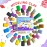 Air Dry Clay 56 Colors, Modeling Clay for Kids, DIY Model Magic Clay, Molding Clay Kit with Sculpting Tools, Non-Sticky Soft and Super Light, Arts and Crafts Gift for Boys Girls Kids.
