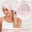Western Gull 22 Momme 100% Mulberry Silk Bonnet for Sleeping Hair Care Women, Adjustable Bands Silk Hair Wrap for Sleep (Pink)