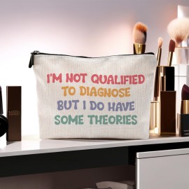 Yomisex Nurse Makeup Bag 7x10 In - Funny Accessories for Work, Graduation and Practitioner Gifts for Women