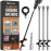 18\'\' Ground Anchors Heavy Duty for High Winds - Earth Stakes Screw-in Shed Kit for Mobile Homes, Swing Sets, Tents, Carports, Gazebos, and Hurricane Tie-Downs Anchor