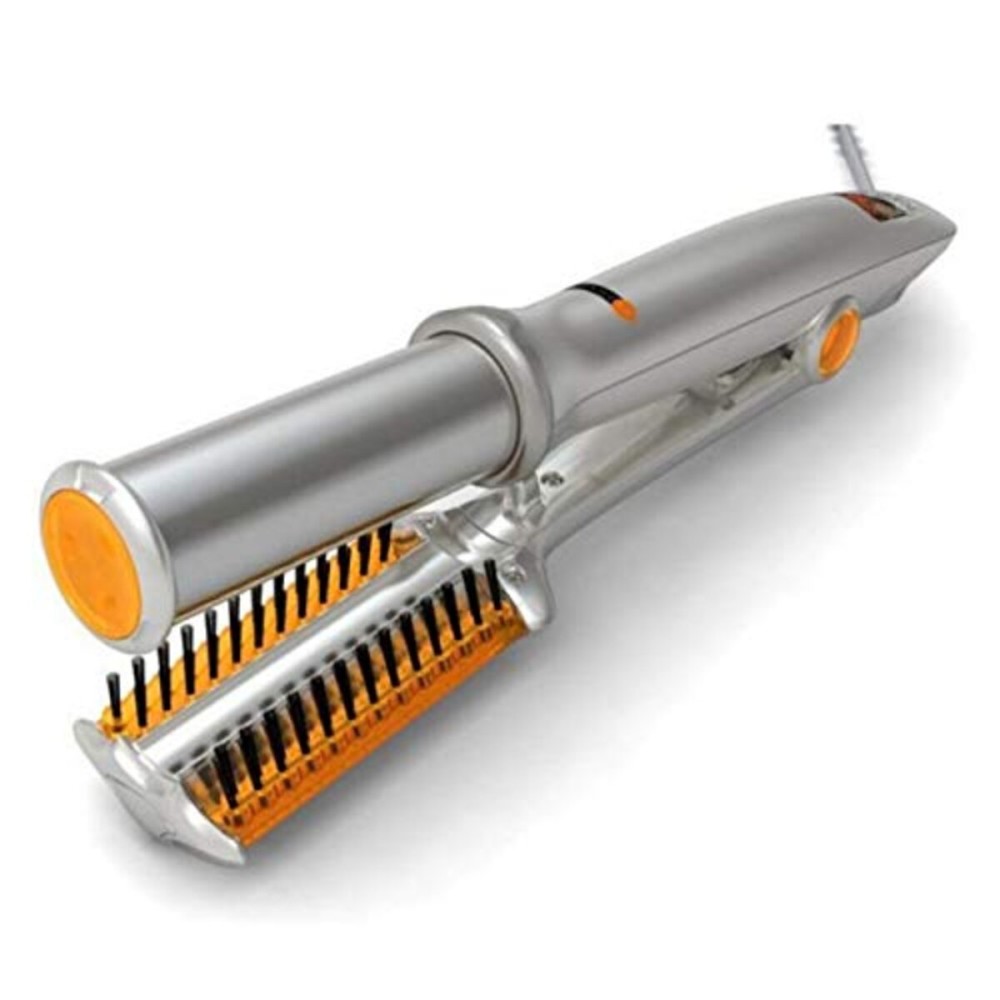 YUAN SHENG 2 in 1 Rotating Curling Iron Fast Heat Hair Straightener and Curler Professional Curing Wand for All Hairstyles for Home Travel Hair Styling Tools Three-Speed Temperature Adjustment