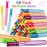 Jumlys 48 Pack Big Bubble Wands Bulk in 6 Colors, Bulk Party Favors for Kids, Ideal for Easter, Summer, Halloween, Valentine, School Classroom Prizes for Boys & Girls, Ideal Goodies Bags Stuffers