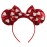 Mouse Ears Headbands Glitter Bow Valentines Day Headband Red Sequin Hair Band with Heart Patterns, Mouse Ears Hair Hoop Party Hair Accessories for Girls Women New Year Wedding Birthday Gift 1PCS