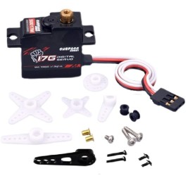 ZDingTech Upgrade Metal Servo + Metal Servo Arm Parts for MJX Hyper Go Servo 16701,for Hyper Go H16BM Upgrade Servo,for Mjx Hyper Go H16 H16GT Servo Parts,H16DR,16207 16208 16209 16210 Servo.