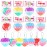 HEMEIYU 28Pcs Heart Shape Pop Fidget Toy with Valentine\'sDay Card for Kids,Valentines School Classroom Exchange Kit for Kids, Party Favor Supplies for Kids Children