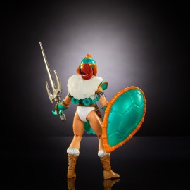 Masters of the Universe Origins Turtles of Grayskull Teela Action Figure Toy in Turtle Inspired Armor, 16 Articulations, TMNT & Motu Crossover