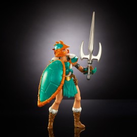 Masters of the Universe Origins Turtles of Grayskull Teela Action Figure Toy in Turtle Inspired Armor, 16 Articulations, TMNT & Motu Crossover